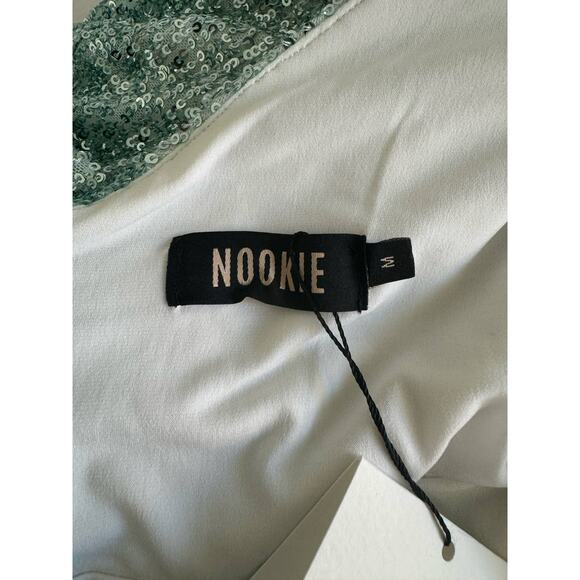 NWT Nookie Lovers Nothing Maxi Sequin Gown Mint M - Picture 11 of 16